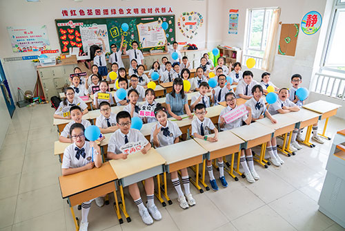 秦淮小学生毕业季集体照拍摄